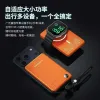 The multi-functional orange stand phone case is transparent and shockproof, an Apple phone accessory with a fashionable and trendy design details Picture